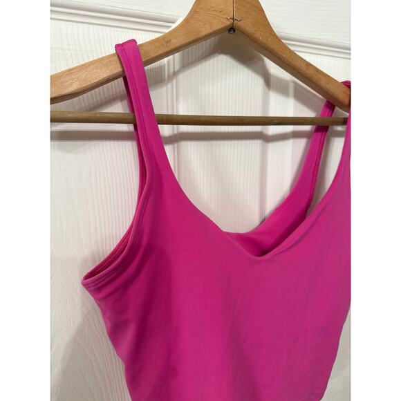 Lululemon Sonic Pink Align Light Support Cropped Tank Top, sz 6 - Picture 5 of 8